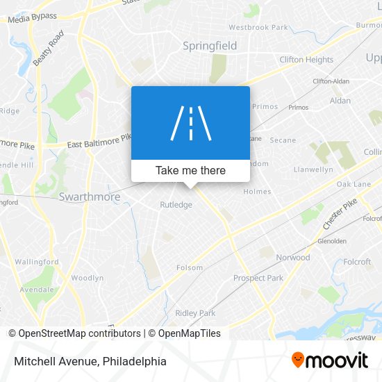 Mitchell Avenue map