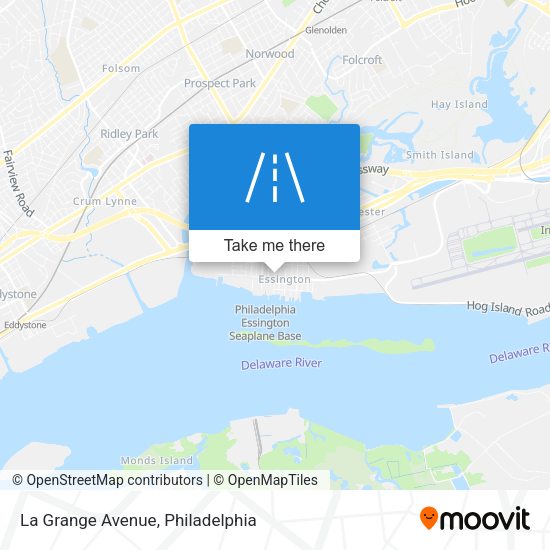 La Grange Avenue map