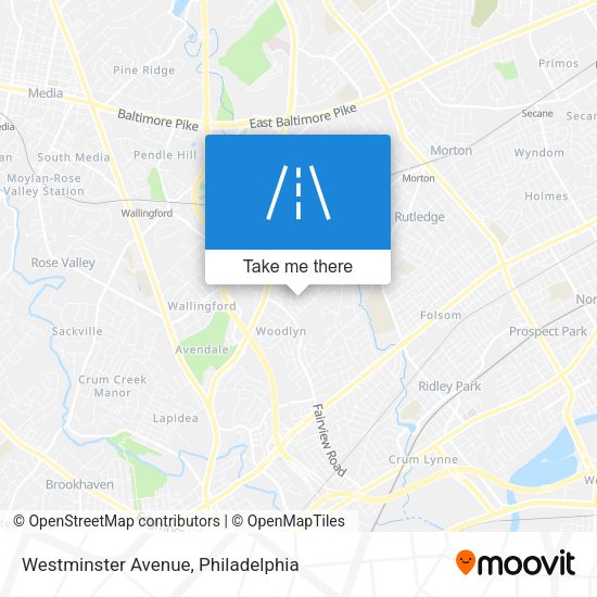 Westminster Avenue map