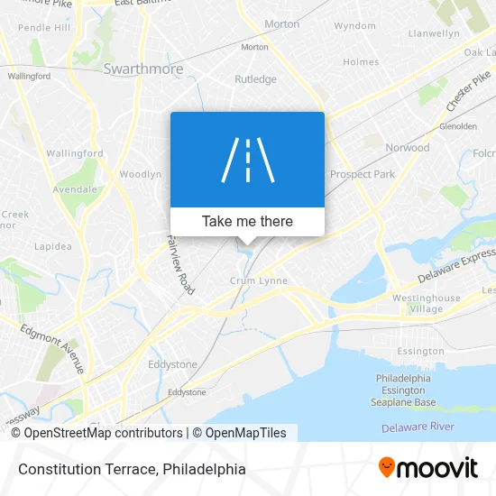 Constitution Terrace map