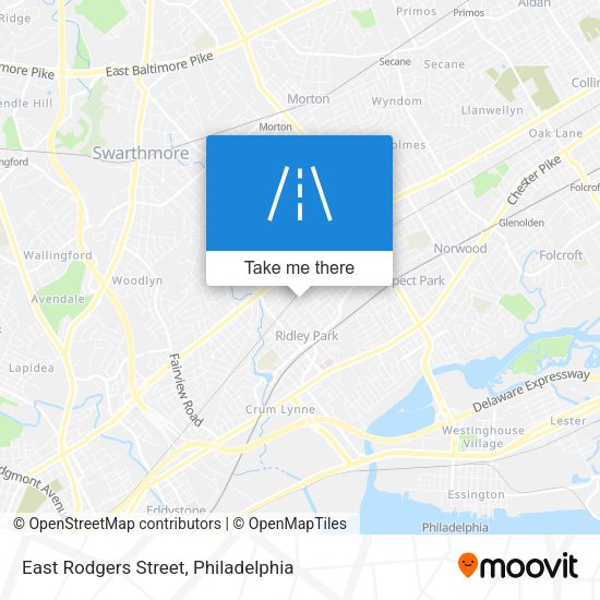 Mapa de East Rodgers Street