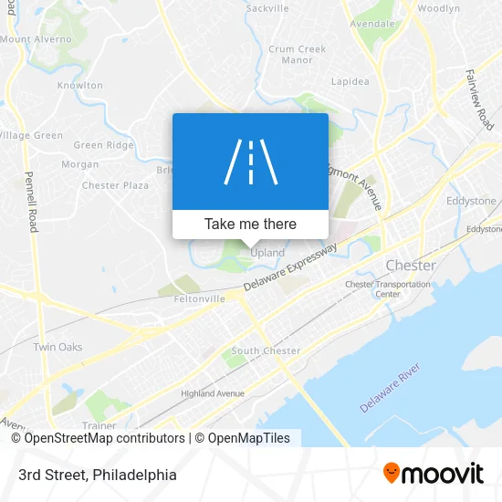3rd Street map