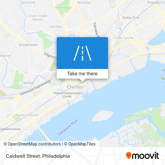 Mapa de Caldwell Street