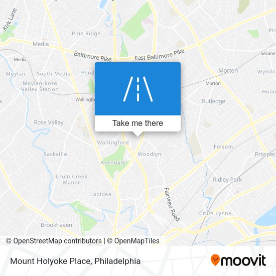 Mount Holyoke Place map