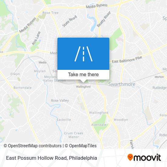 East Possum Hollow Road map