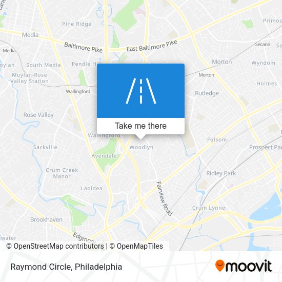 Mapa de Raymond Circle