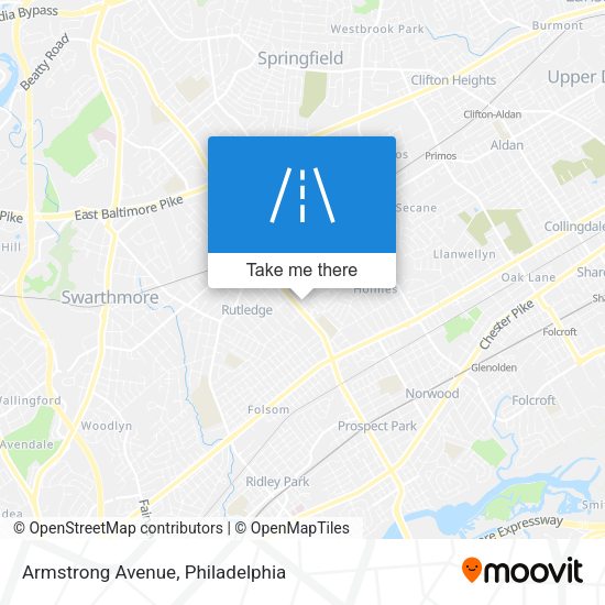 Mapa de Armstrong Avenue
