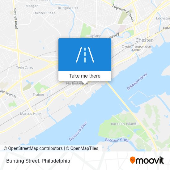 Mapa de Bunting Street