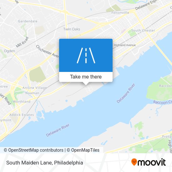 South Maiden Lane map