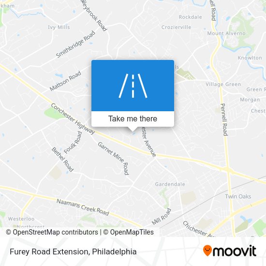 Mapa de Furey Road Extension