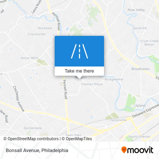 Bonsall Avenue map
