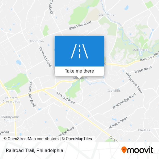Railroad Trail map