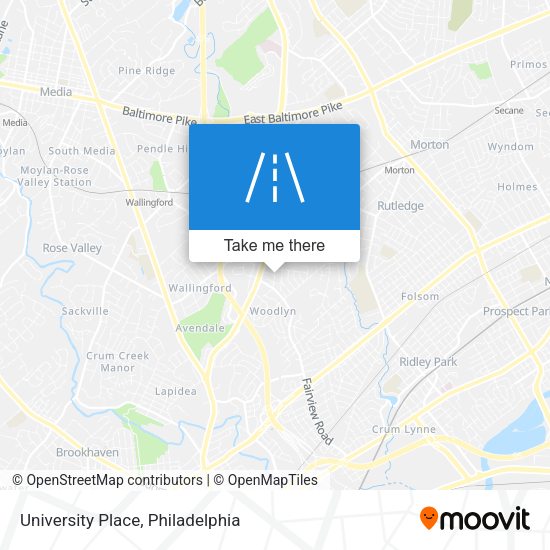Mapa de University Place