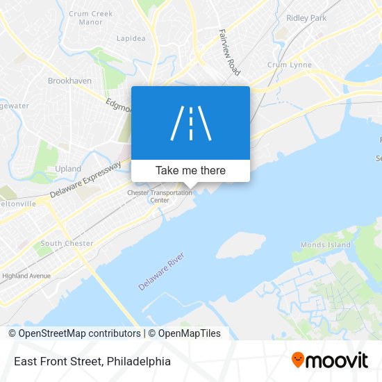 Mapa de East Front Street