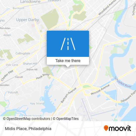 Mapa de Midis Place