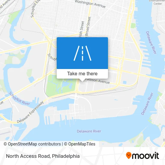 North Access Road map