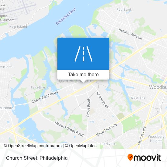 Church Street map