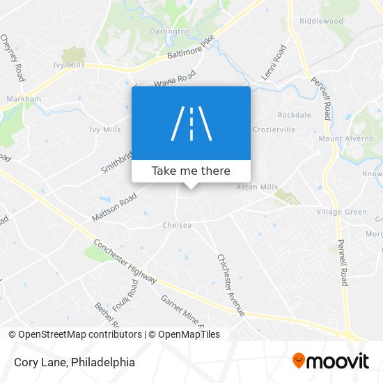 Mapa de Cory Lane