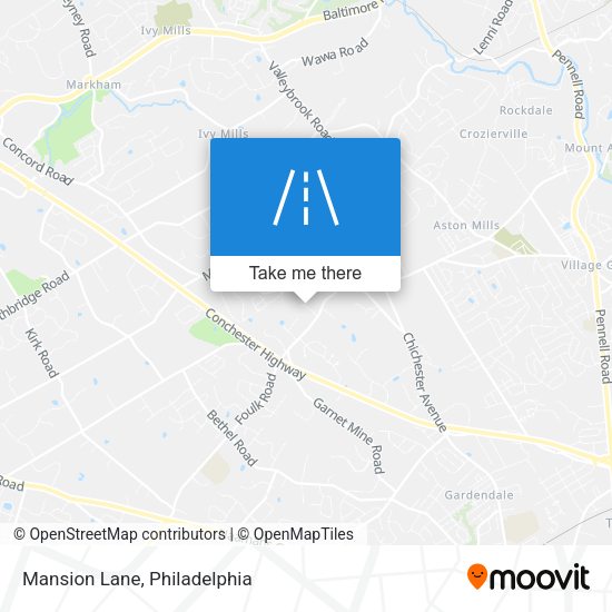 Mapa de Mansion Lane