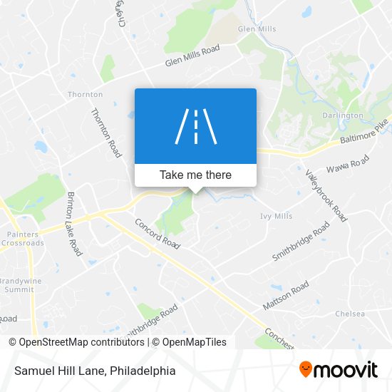 Mapa de Samuel Hill Lane