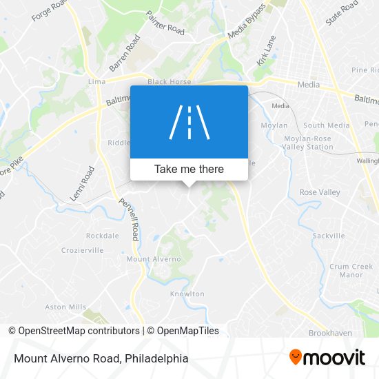 Mount Alverno Road map