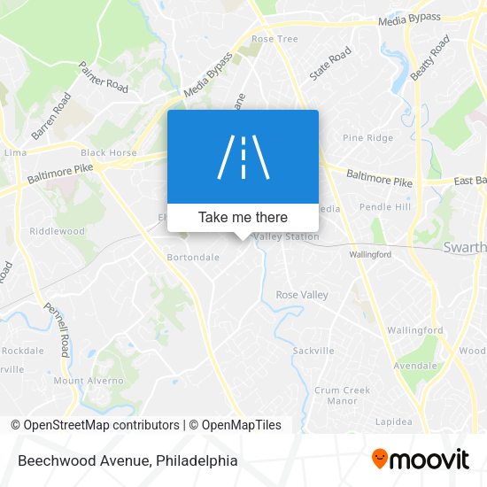Beechwood Avenue map