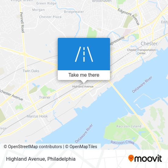 Mapa de Highland Avenue