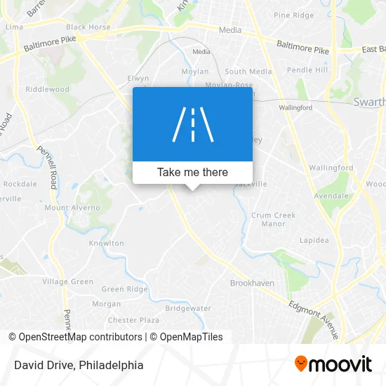 David Drive map
