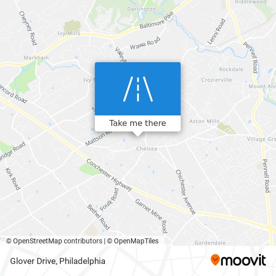 Mapa de Glover Drive