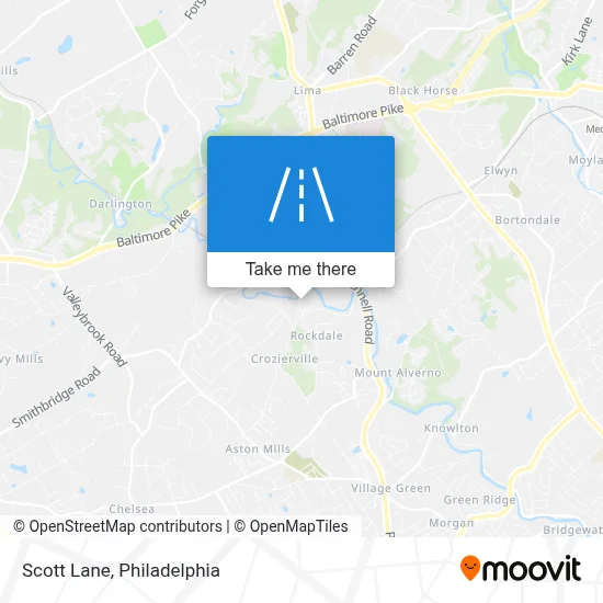Scott Lane map