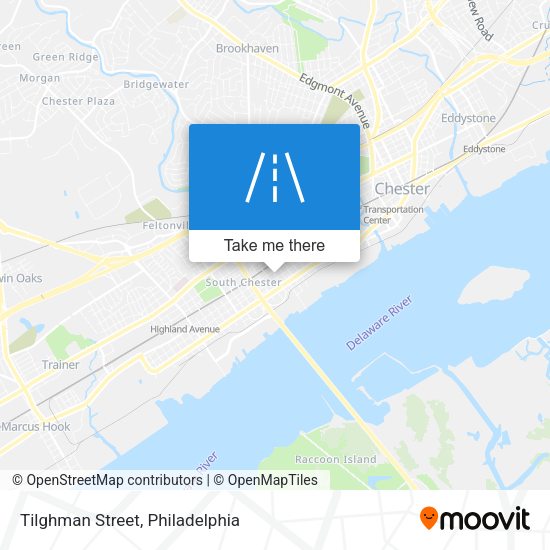 Mapa de Tilghman Street