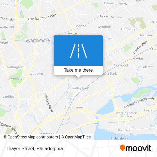 Mapa de Thayer Street