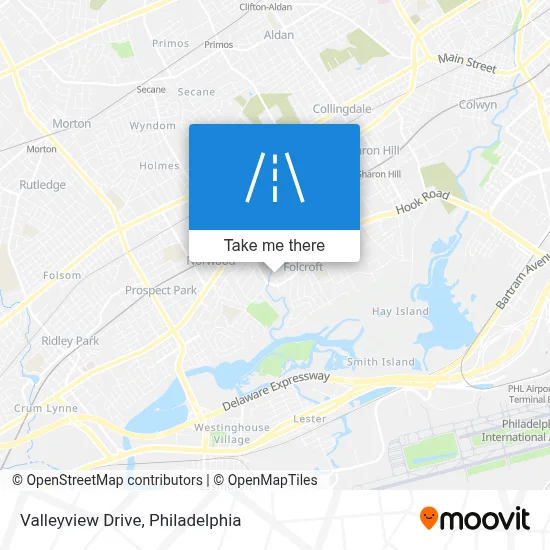 Valleyview Drive map