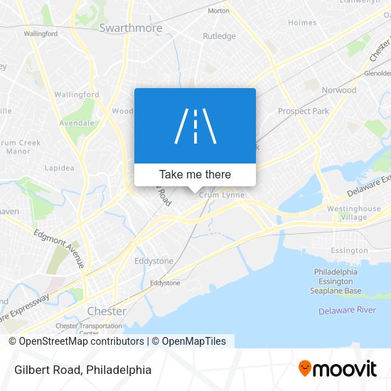 Mapa de Gilbert Road