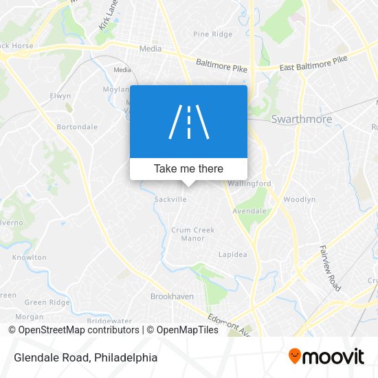 Mapa de Glendale Road
