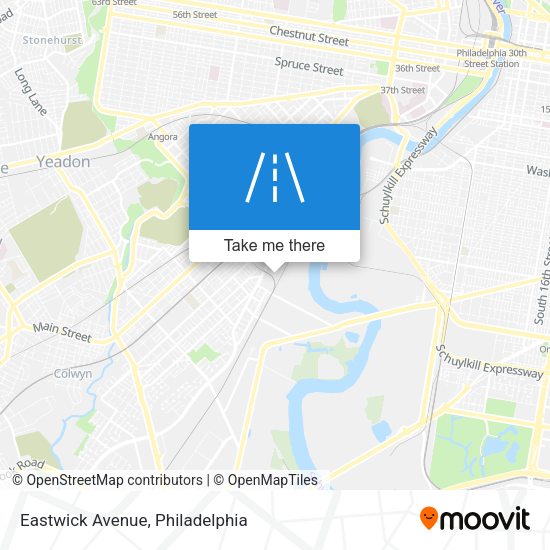 Eastwick Avenue map