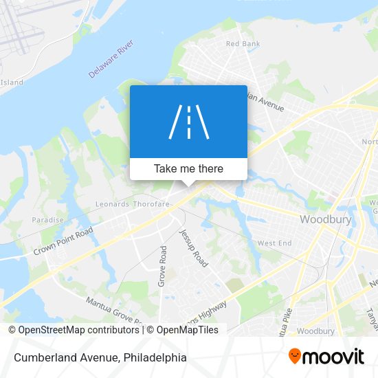 Mapa de Cumberland Avenue