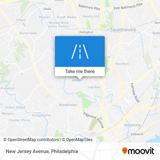 Mapa de New Jersey Avenue