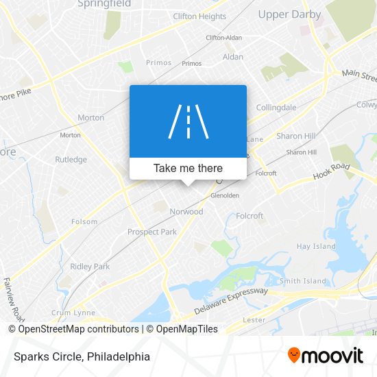 Mapa de Sparks Circle