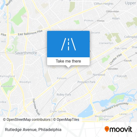 Mapa de Rutledge Avenue