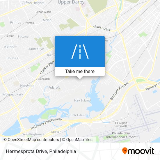 Mapa de Hermesprota Drive