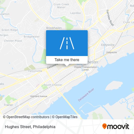 Mapa de Hughes Street