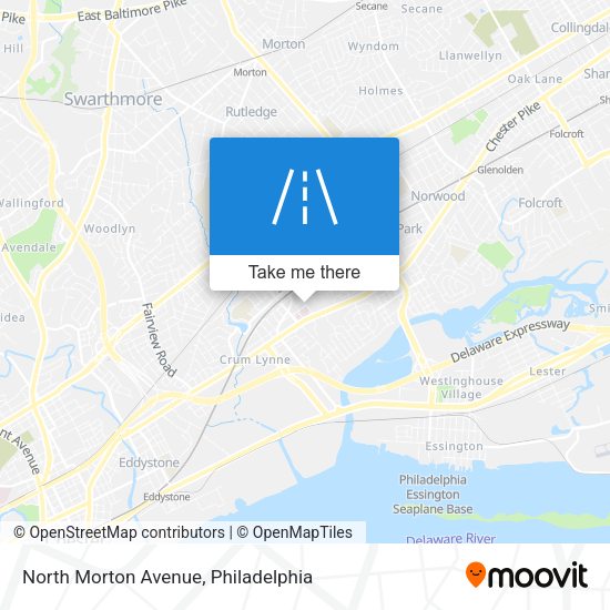 North Morton Avenue map