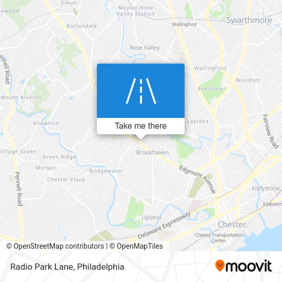 Radio Park Lane map