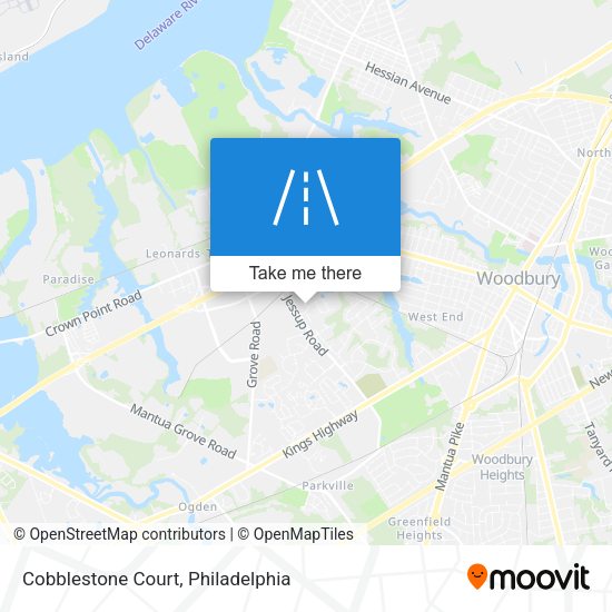 Cobblestone Court map
