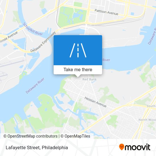 Lafayette Street map