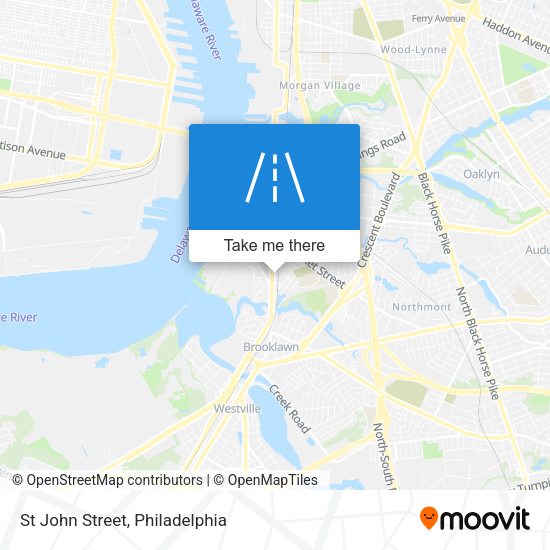 St John Street map