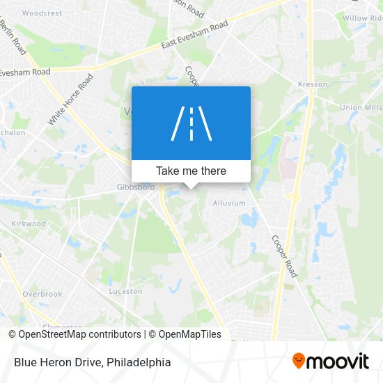 Blue Heron Drive map