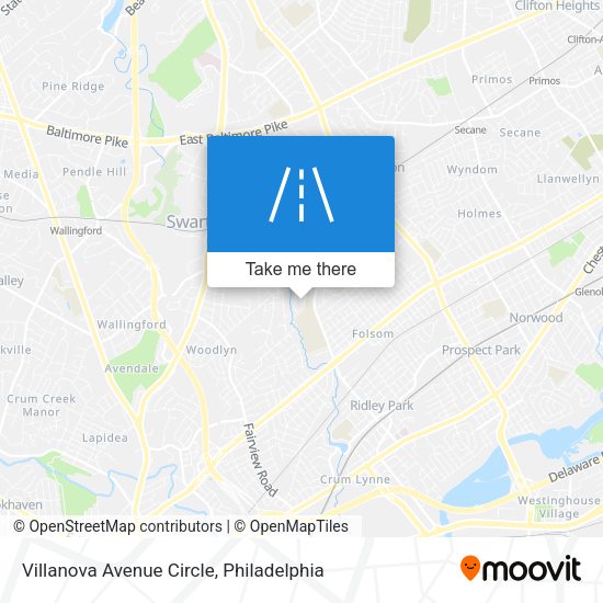 Mapa de Villanova Avenue Circle