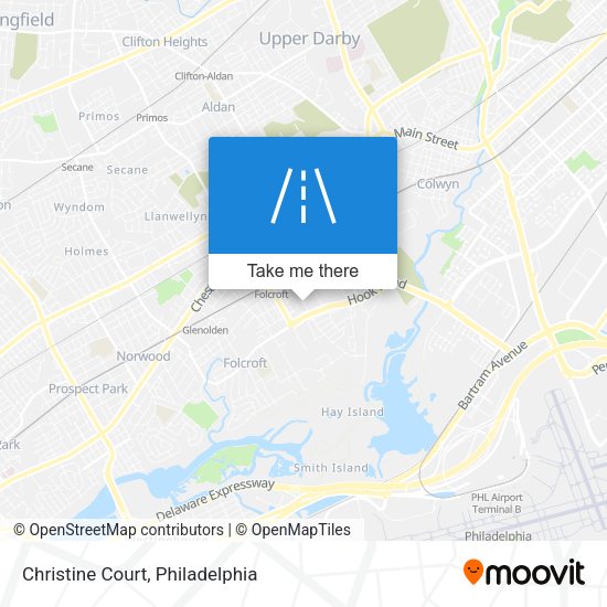Mapa de Christine Court